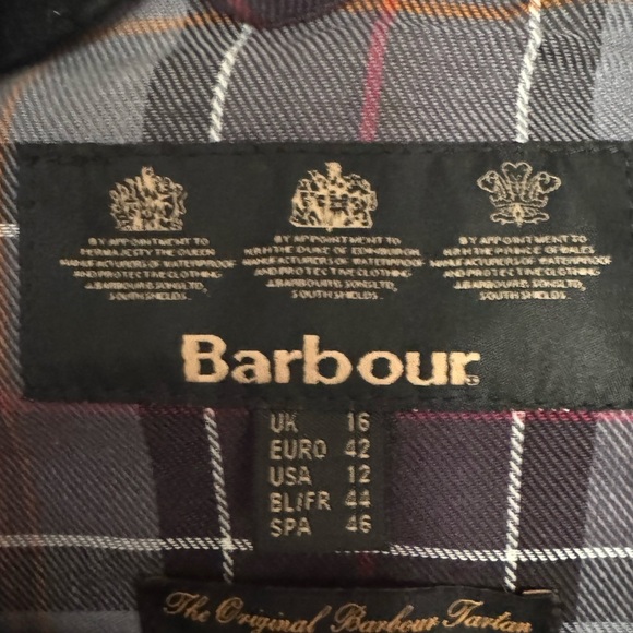 BARBOUR INTERNATIONAL WOMEN'S INTERNATIONAL WAX JACKET - BLACK NWOT - Picture 12 of 14